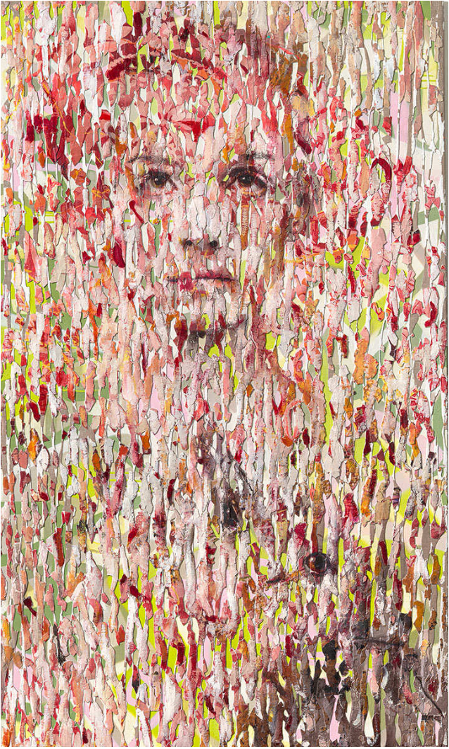 Lita Cabellut, "LILIANA", 2023, Técnica Mixta Sobre Lienzo, 200 X 120 X 3 cm.