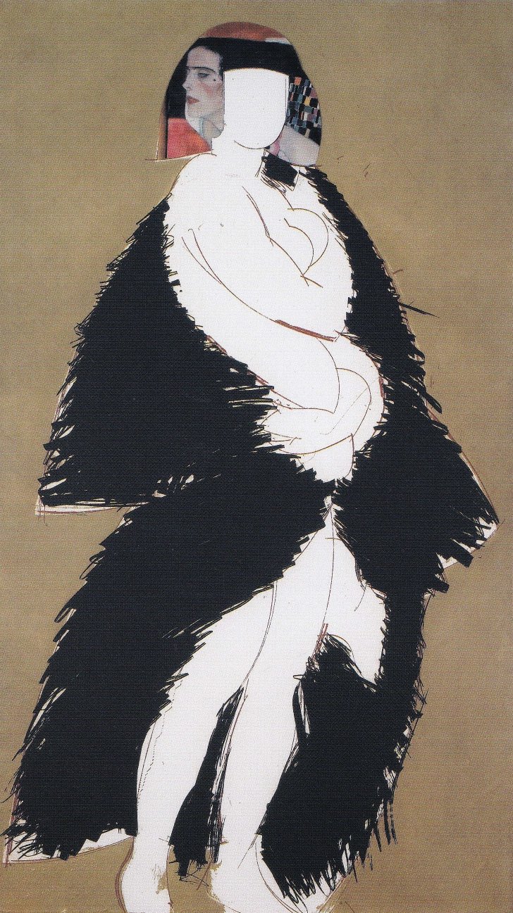 Helène I, 2005 Grabado y Collage 167,6 x 96,5 