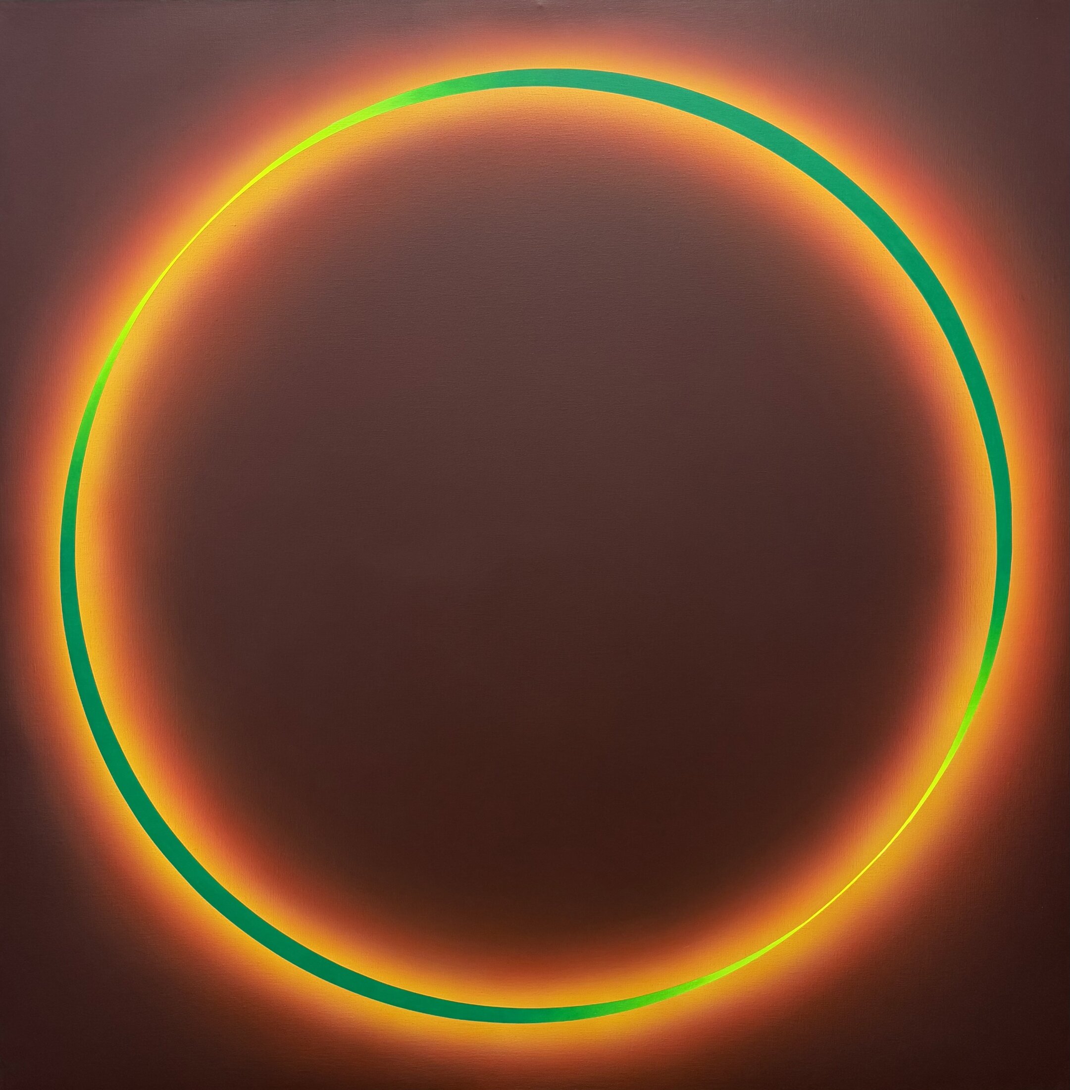 "Cressida",2023, Acrílico Sobre Lienzo, Serie Enso, 150 X 150 Cm